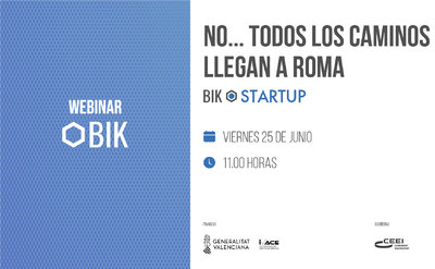 Presentaci�n Webinar BIK NO..... TODOS LOS CAMINOS LLEVAN A ROMA