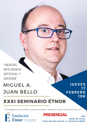 Seminario Étnor: "Hackers, inteligencia artificial y sociedad"