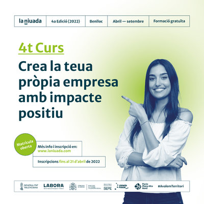 4� CURSO: Crea tu propia empresa con impacto positivo (abril-septiembre)