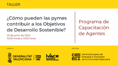 Taller: ¿Cómo pueden las pymes contribuir a los Objetivos de Desarrollo Sostenible?