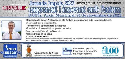Jornada Emprendimiento e innovaci�n en Muro de Alcoy