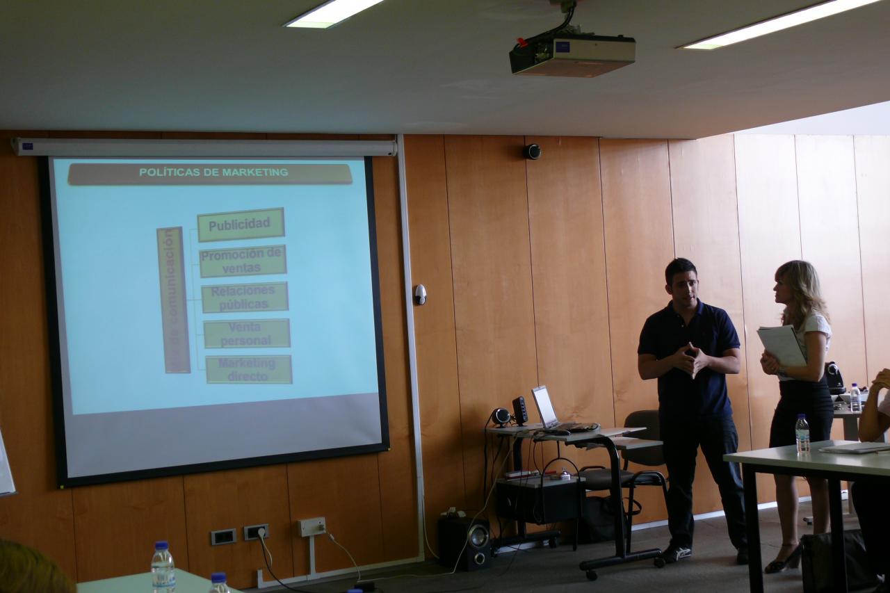 Presentaci�n de los proyectos empresariales del curso Creaci�n de Empresas Innovadoras 2011