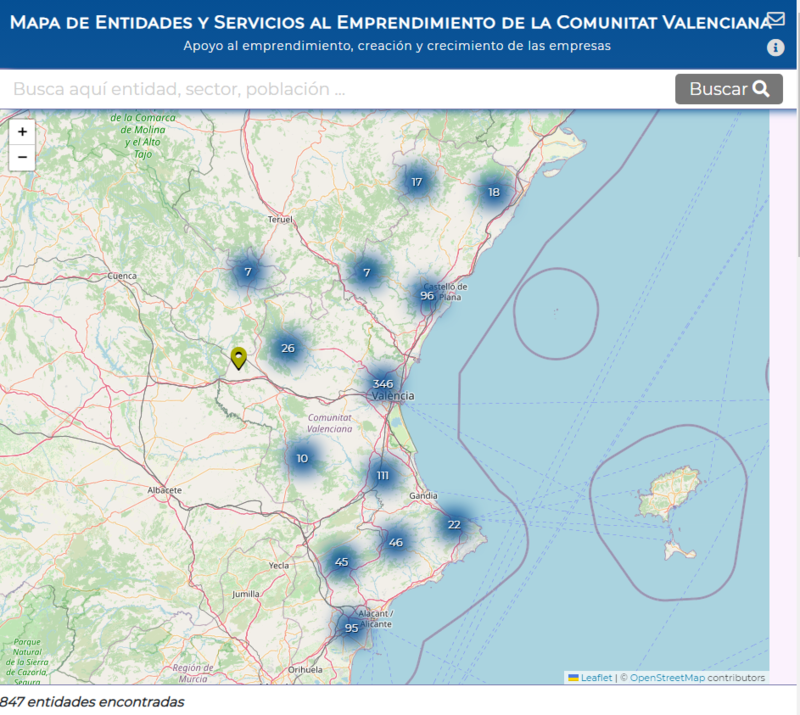 mapa emprendimiento