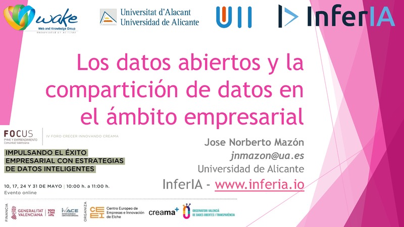 Los datos abiertos y la compartición de datos en el ámbito empresarial