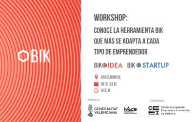 Workshop: conoce la herramienta BIK que m�s se adapta a cada tipo de emprendedor