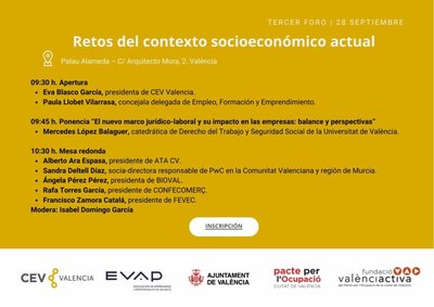 Tercer Foro “Retos del contexto socioeconómico actual”
