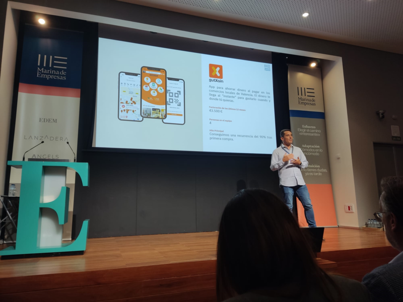Presentación oficial de gutXain como startup de Lanzadera ante Marina de Empresas