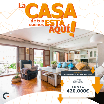 VENTA PISO ESPECTACULAR CENTRO MURCIA CON GARAJE