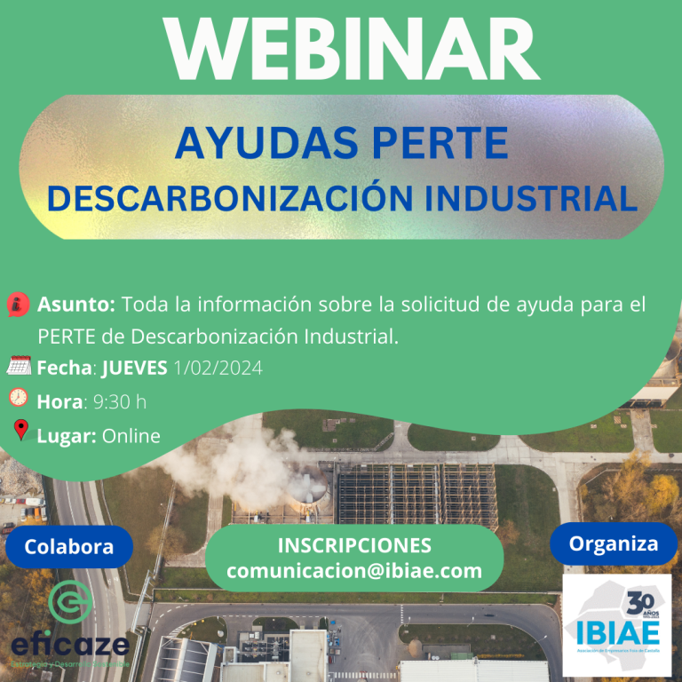 Ayudas PERTE de descarbonizaci�n industrial