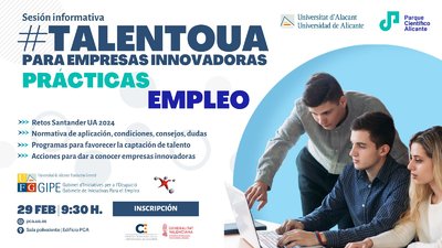 Sesi�n informativa #TalentoUA para empresas innovadoras
