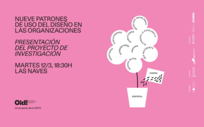 La ADCV presenta los ‘Nueve patrones del uso del diseño en las organizaciones’ que impulsan la competitividad empresarial