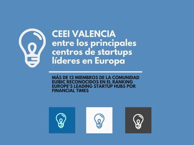 CEEI Valencia entre los principales centros de startups líderes en Europa