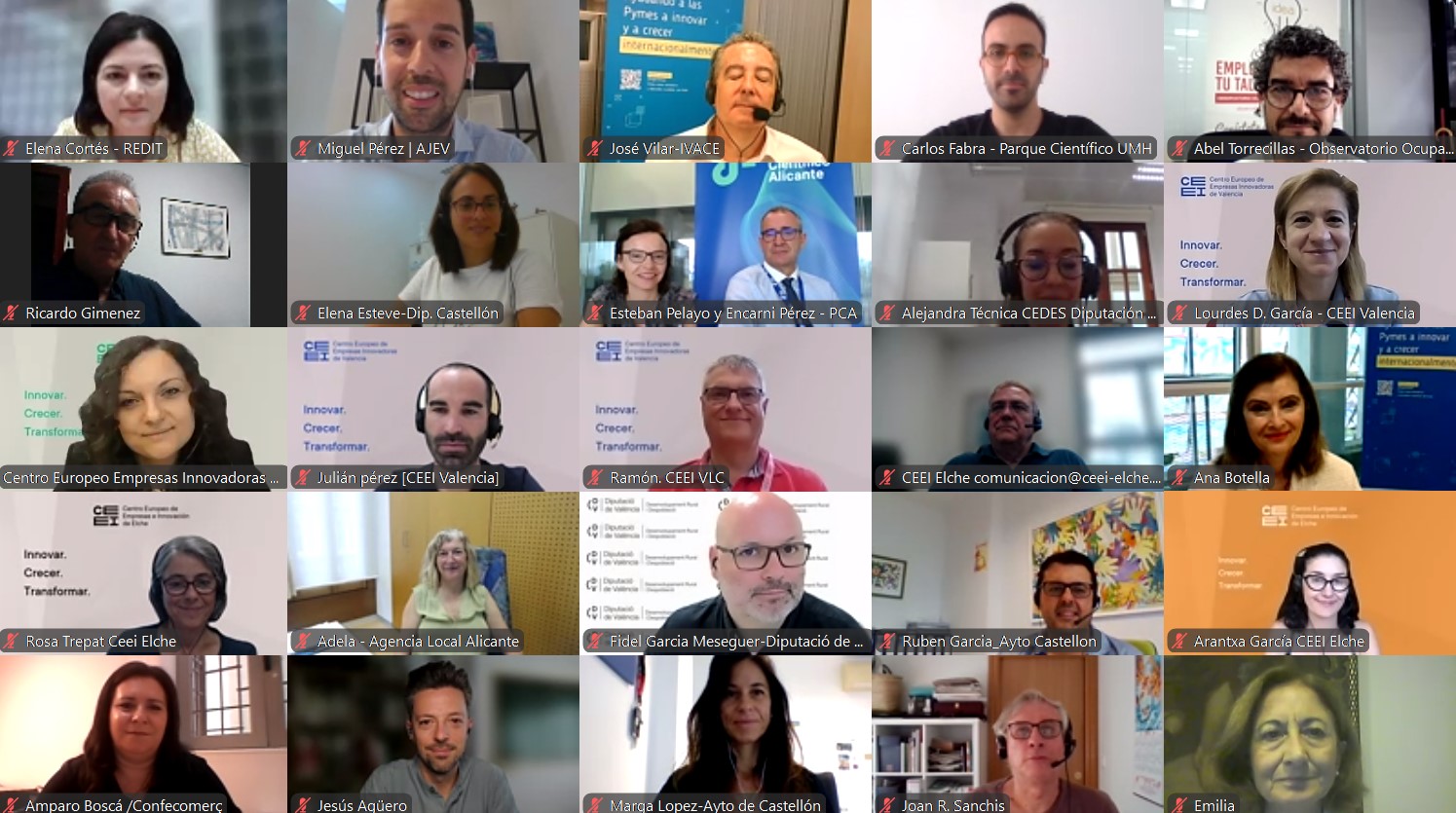 Entidades asistentes al Comité de Organización II