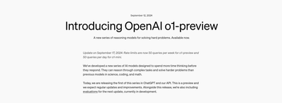 Análisis Técnico del O1 Preview: ¿Revolución o Evolución en la IA?