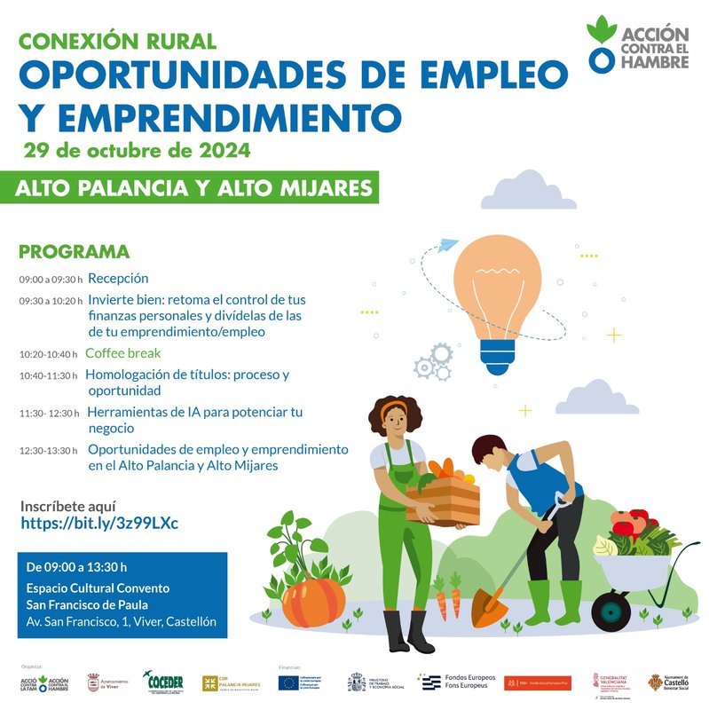 Evento presencial en Viver (Castell�n): conexi�n rural