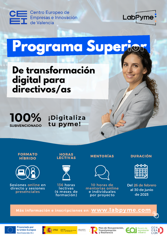 Programa Curso Transformacion Digital Valencia 2025 II edici�n Labpyme