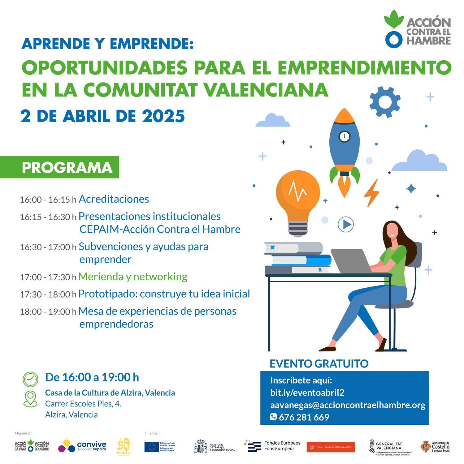 Evento presencial "Aprende y emprende"