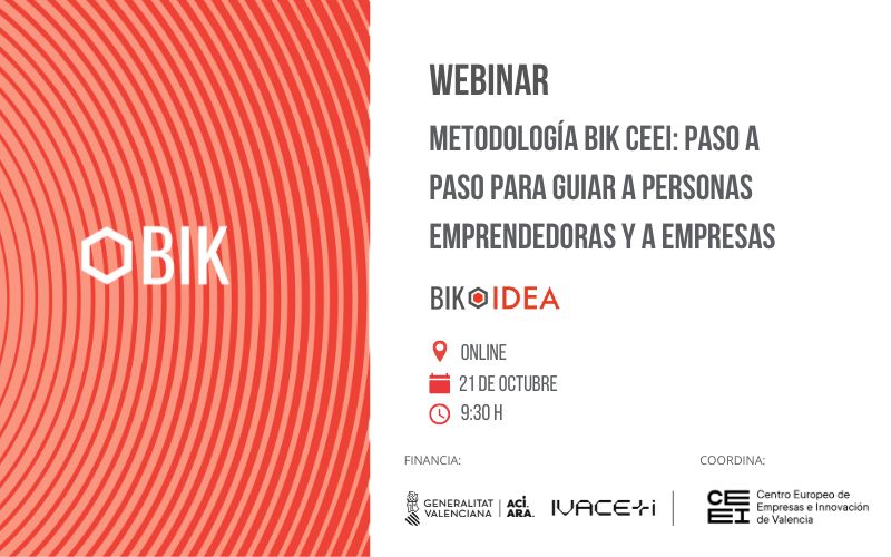 Metodolog�a BIK CEEI: paso a paso para guiar a personas emprendedoras y a empresas