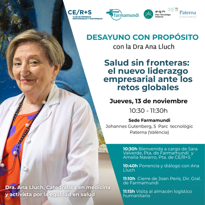 Desayuno con propósito: Salud sin fronteras: el nuevo liderazgo empresarial ante los retos globales