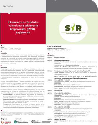 II Encuentro de Entidades Valencianas Socialmente Responsables (EVSR)