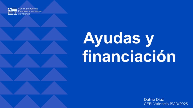 Ayudas y financiación