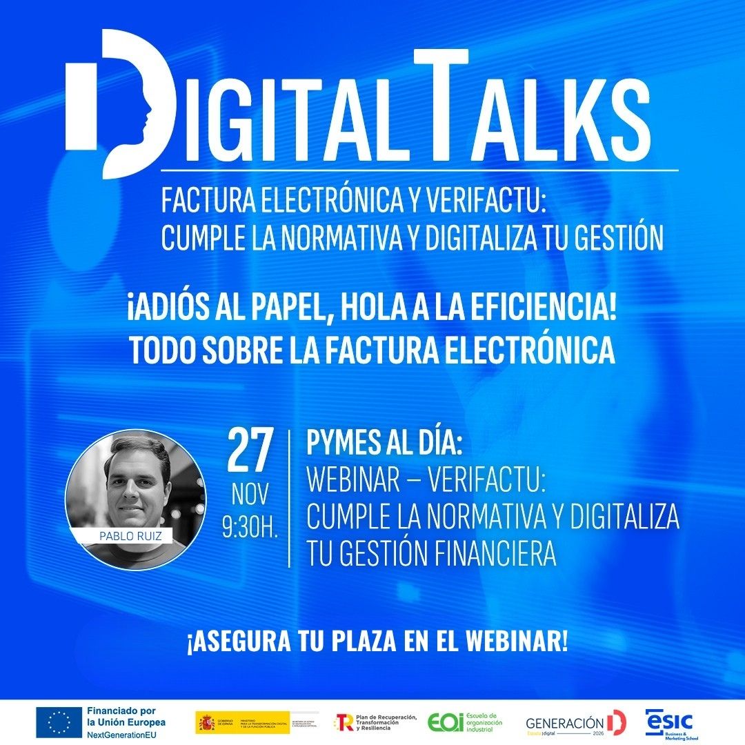 Webinar Verifactu �Adi�s al papel, hola a la eficiencia!