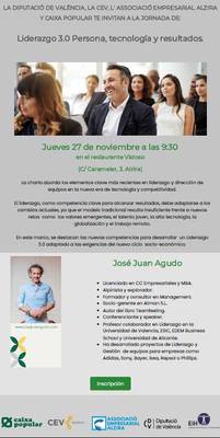 Jornada Liderazgo 3.0: Persona, tecnología y resultados