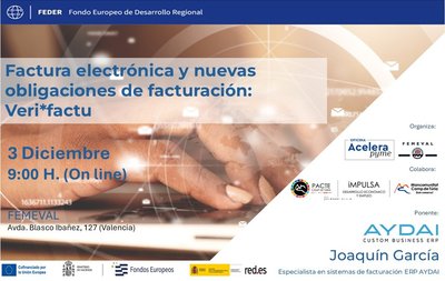 Factura electr�nica y nuevas obligaciones de facturaci�n: Veri*factu