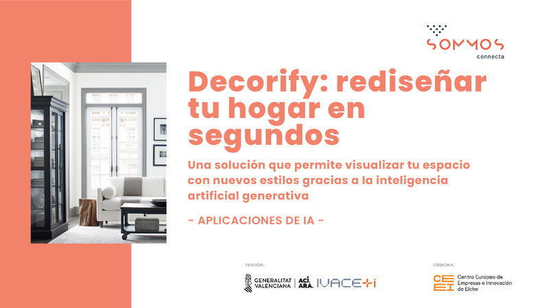 Decorify, una solución que permite visualizar tu espacio con nuevos estilos gracias a la inteligencia
artificial generativa (Portada)