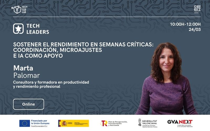Sesi�n Tech Leaders con Marta Palomar