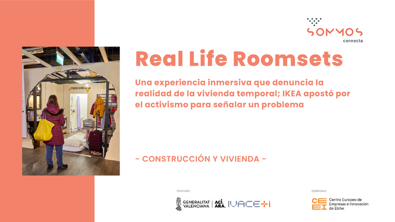 Real Life Roomsets,  experiencia inmersiva que denuncia la realidad de la vivienda temporal (Portada)