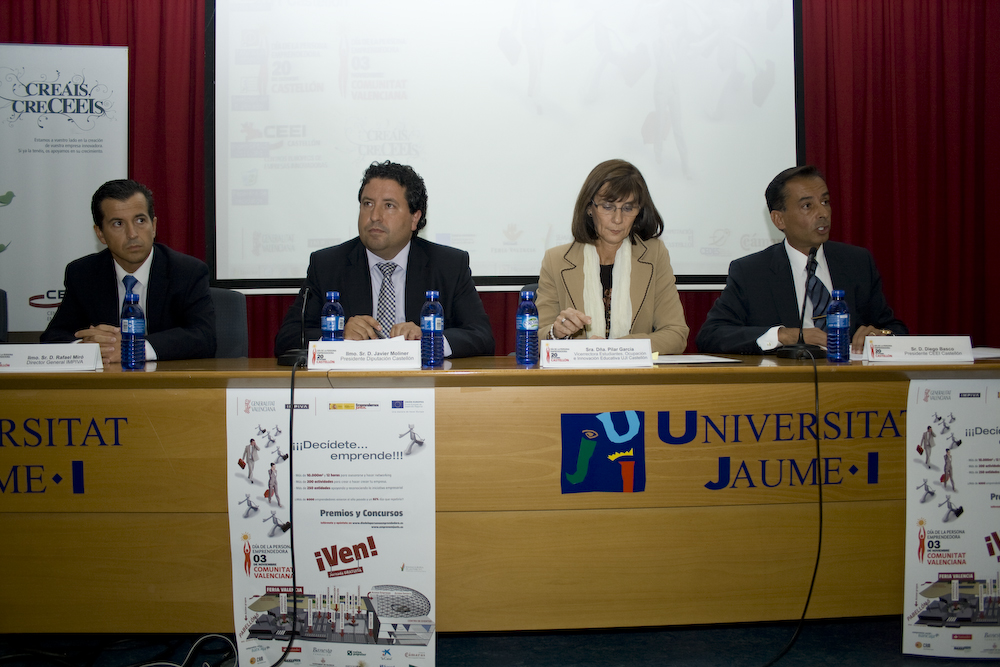 DPE Castellón 2011: Acto Institucional. D. Diego Basco, Presidente CEEI Castellón