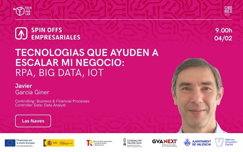 Tecnolog�as que ayudan a escalar mi negocio: RPA, Big Data e IoT