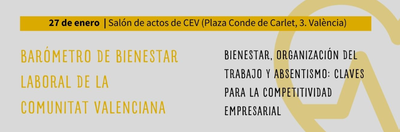 Presentación del ‘Barómetro de Bienestar Laboral de la Comunitat Valenciana’