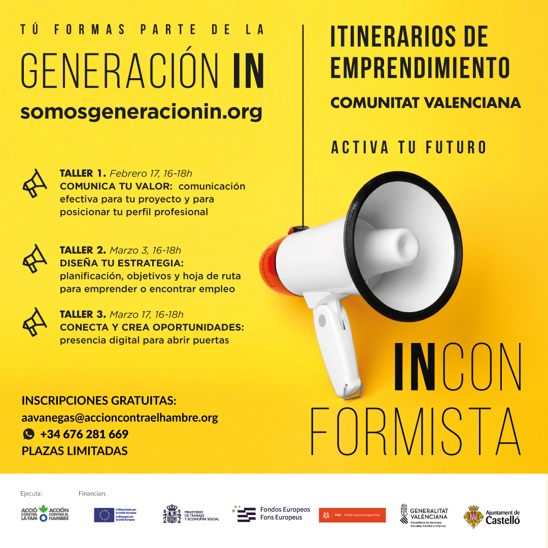 ITINERARIOS DE EMPRENDIMIENTO JUVENIL ACCI�N CONTRA EL HAMBRE