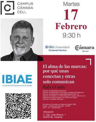 Jornada El alma de las marcas: por qu� unas conectan y otras solo comunican con Rafa Llopis
