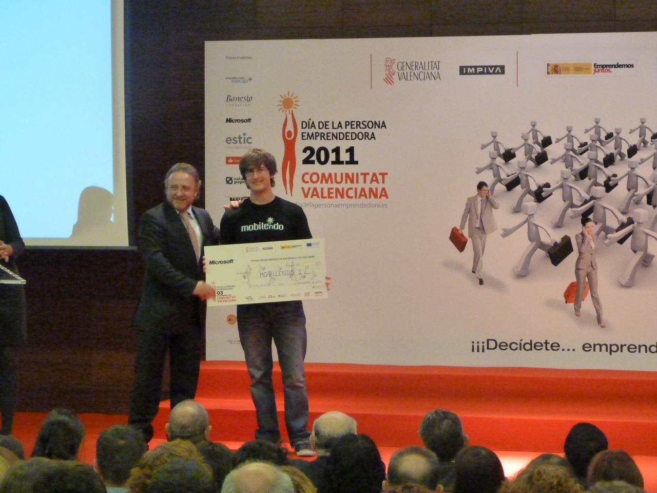 Premiado empresa j�venes