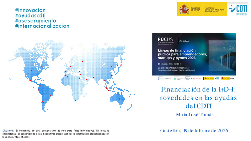 L�neas de financiaci�n CDTI_19 feb 2026