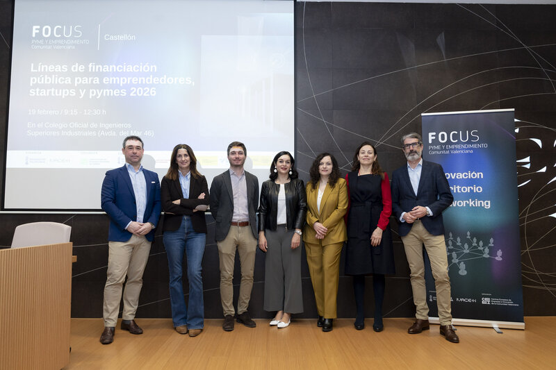 CEEI Castellón reúne a las principales entidades públicas de financiación para empresas en el primer Focus Pyme de 2026