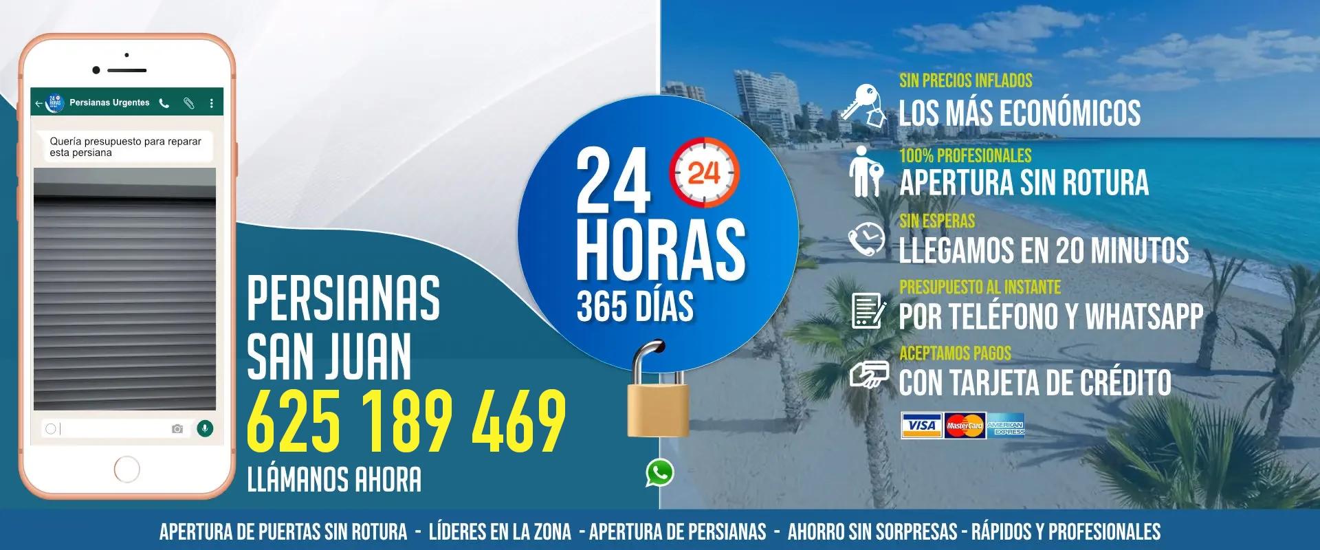 PERSIANAS SAN JUAN ALICANTE