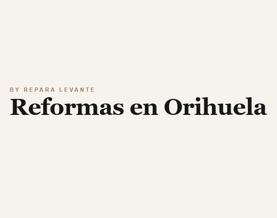 Reformas en Orihuela
