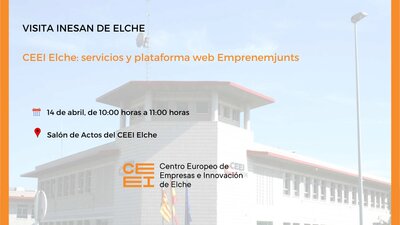 CEEI Elche: servicios y plataforma web Emprenemjunts