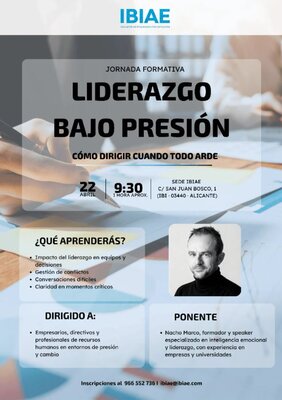 Jornada formativa: Liderazgo bajo presi�n