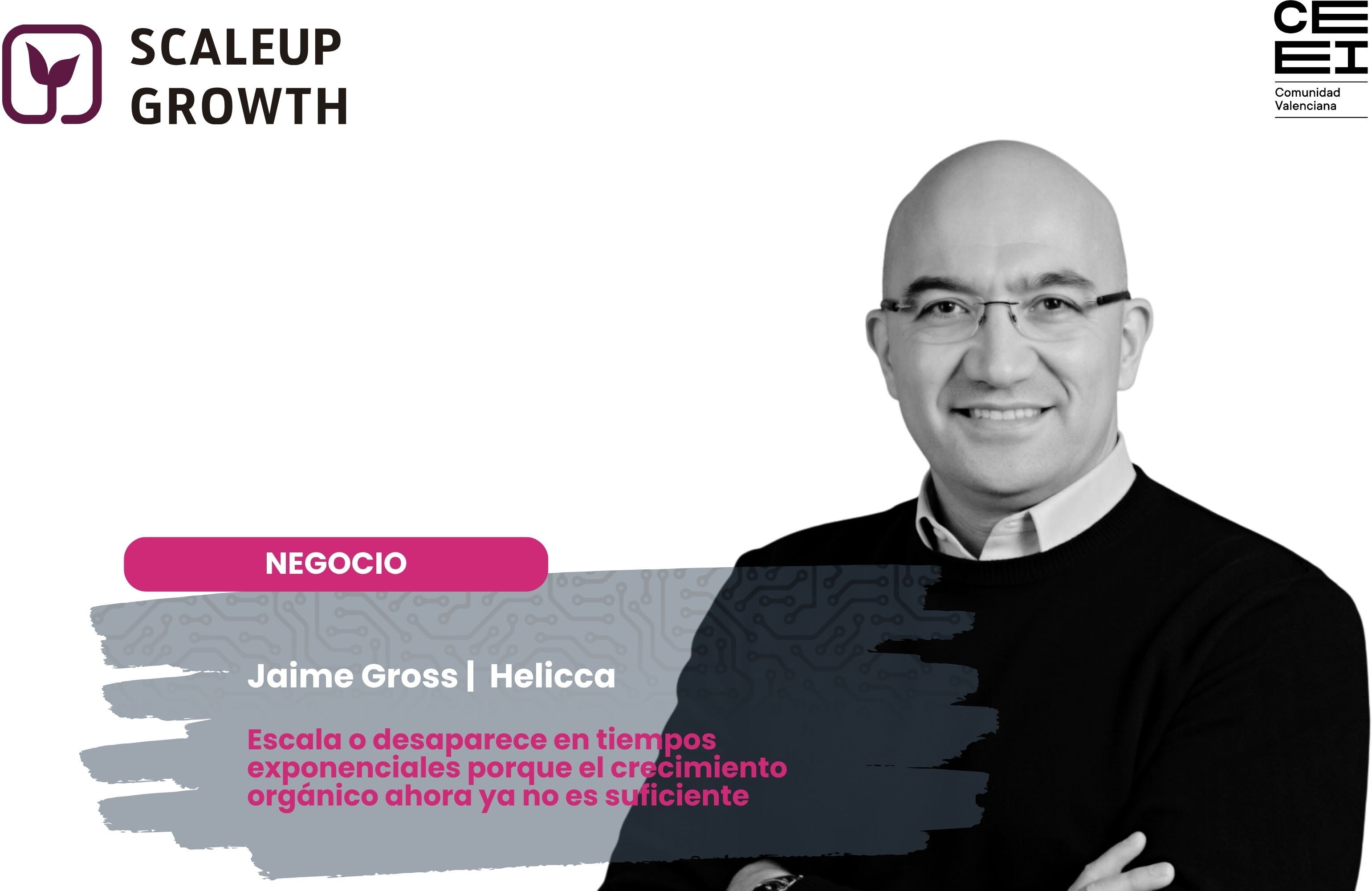 Gross (Helicca): "Escalar ahora se asocia a crecimientos exponenciales en muchos casos potenciados por la IA y la digitalización"