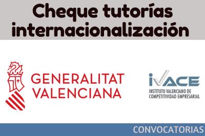 Cheque tutor�as internacionalizaci�n (asesoramiento a empresas 2018)