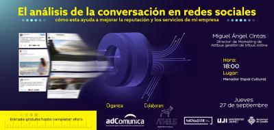 Conferencia: "El análisis de la conversación en redes sociales"