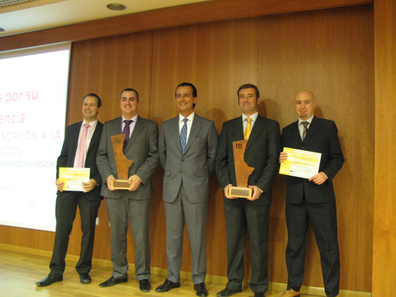 Ganadores premios de empresas innovadoras de la CV 2010