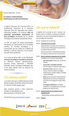 AVI Conecta: oportunidades empresariales en �reas estrat�gicas de innovaci�n
