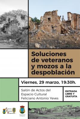 Jornada sobre despoblamiento: “Soluciones de veteranos y mozos contra la despoblación”
