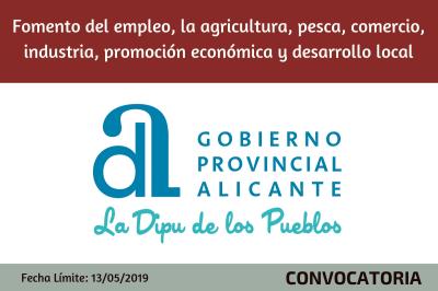 Fomento del empleo, agricultura, pesca, comercio, industria, promoci�n econ�mica y desarrollo local